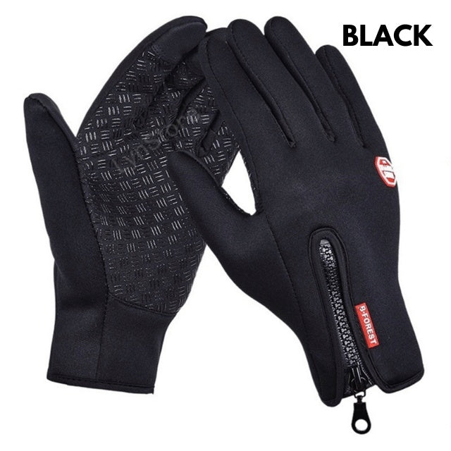 Winter Gloves Touch Screen Riding Motorcycle Sliding Waterproof Sports Gloves With Fleece - NathBeauty