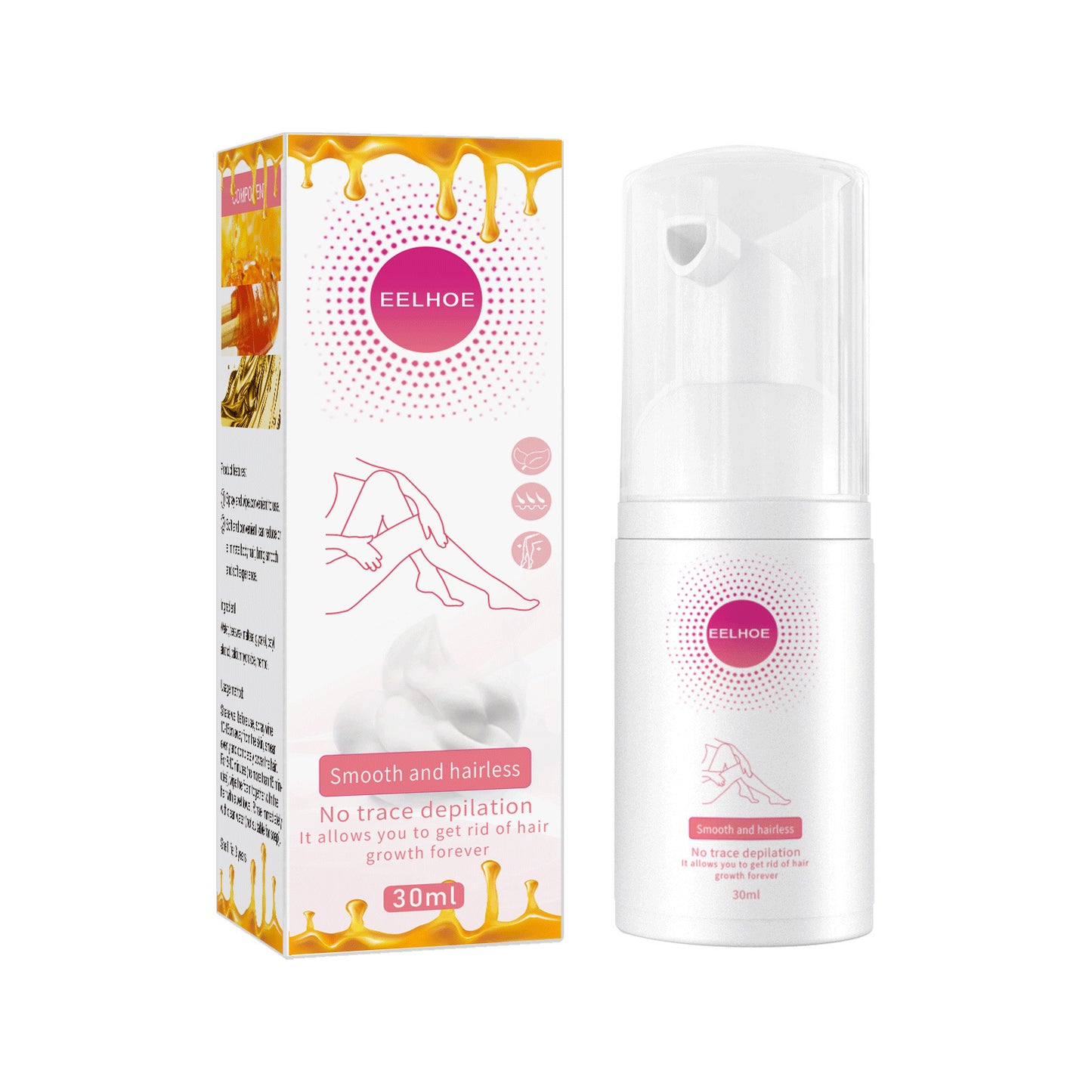 Mu Si Honey Hair Removal Spray Removes All Over The Body - NathBeauty