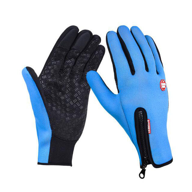 Winter Gloves Touch Screen Riding Motorcycle Sliding Waterproof Sports Gloves With Fleece - NathBeauty